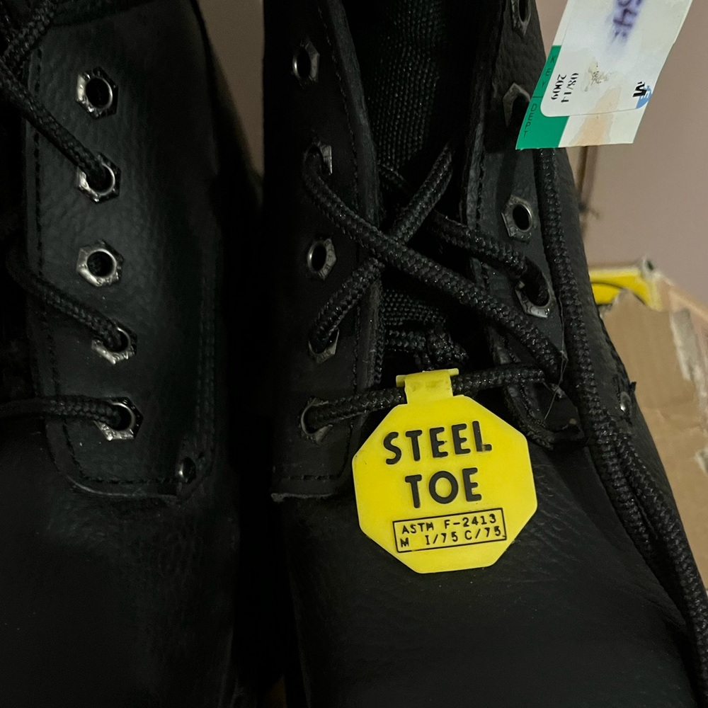 Texas Steer size 10 Steel  toe boots - Picture 2 of 12